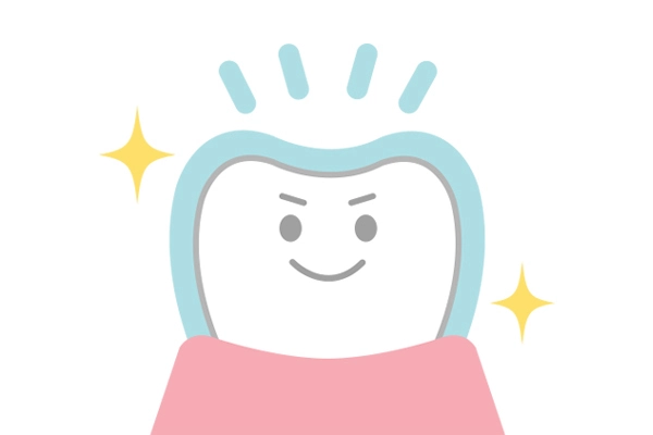 健康保険でできる白いかぶせ物です